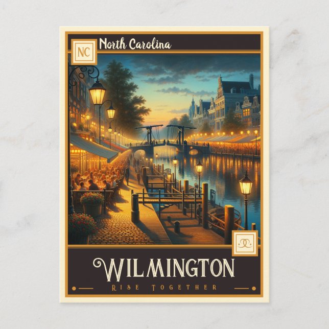Wilmington, North Carolina | VINTAG Postkarte (Vorderseite)