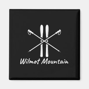 Wilmot Mountain Illinois Skilifte Winter V Magnet