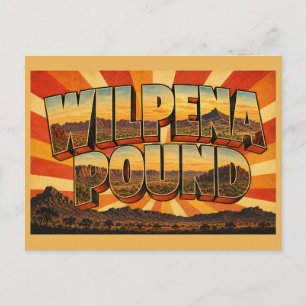 Wilpena Pound Südaustralien Outback Amphitheater Postkarte