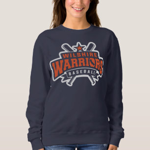 Wilshire Warriors Baseball League White Logo Sweatshirt