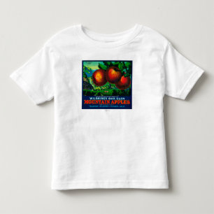 Wilshires Eichen-Schlucht-Apple-Kisten-Aufkleber Kleinkind T-shirt