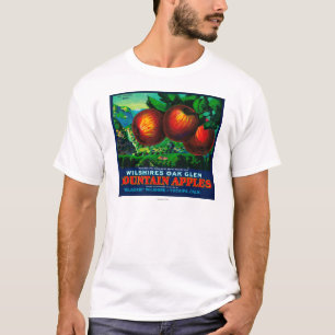 Wilshires Eichen-Schlucht-Apple-Kisten-Aufkleber T-Shirt