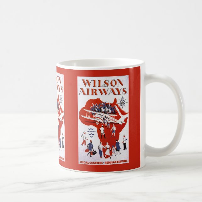 Wilson Airways ~ Afrika Kaffeetasse (Rechts)