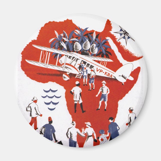 Wilson Airways ~ Afrika Magnet (Vorne)