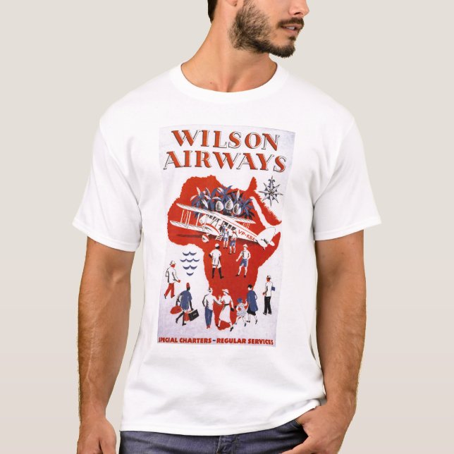 Wilson Airways ~ Afrika T-Shirt (Vorderseite)