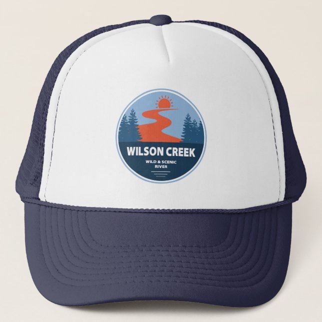 Wilson Creek Wild und Landschaftlicher Fluss North Truckerkappe (Vorderseite)