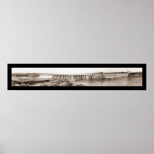 Wilson Dam Tenn River Foto 1926 Poster