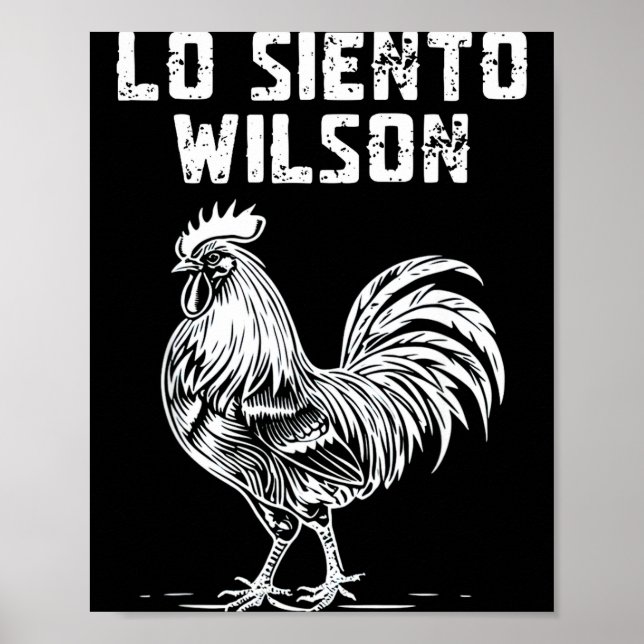 Wilson es tut mir leid  poster (Vorne)