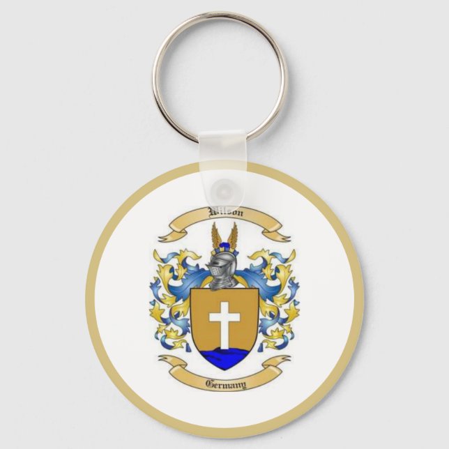 Wilson Familienwappen [German Clan] Schlüsselanhän Schlüsselanhänger (Vorderseite)