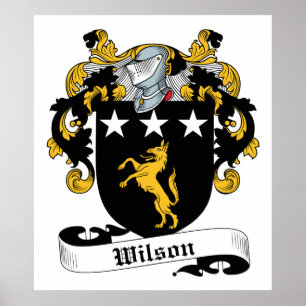 Wilson Familienwappen Poster