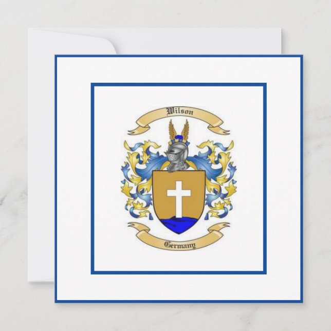 Wilson Familienwappen.Wappen (Vorderseite)