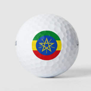 Wilson Golf Ball mit der Flagge Äthiopiens