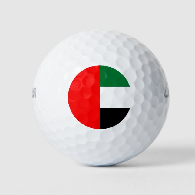 Wilson Golf Ball mit der Flagge der VAE (Vorderseite)