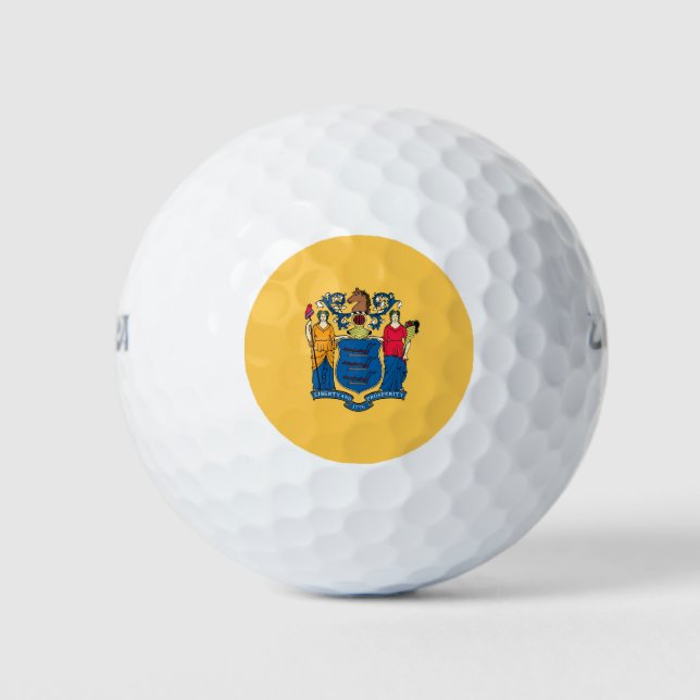 Wilson Golf Ball mit der Flagge New Jersey, USA (Vorderseite)