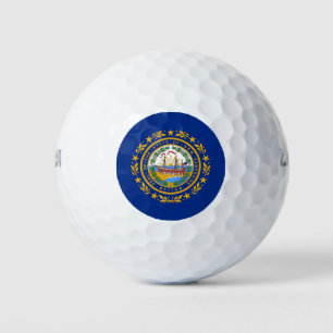 Wilson Golf Ball mit der Flagge von New Hampshire