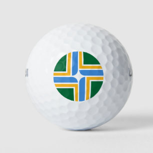 Wilson Golf Ball mit der Flagge von Portland