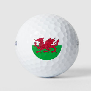 Wilson Golf Ball mit der Flagge von Wales, Vereini