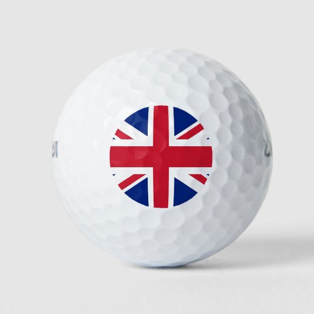 Wilson Golf Ball mit Flagge des Vereinigten Königr (Vorderseite)