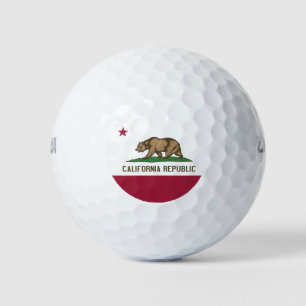 Wilson Golf Ball mit Flagge von Kalifornien, USA