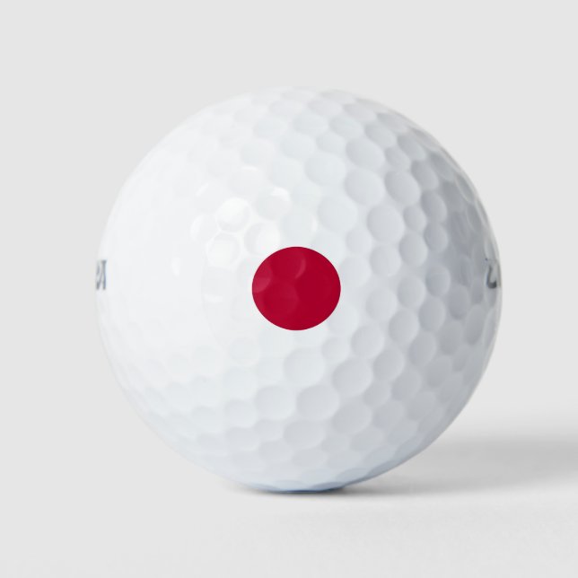 Wilson Golf Ball mit japanischer Flagge (Vorderseite)