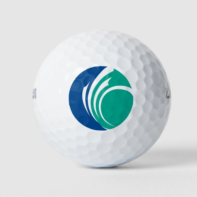 Wilson Golf Ball with flag of Ottawa, Canada (Vorderseite)