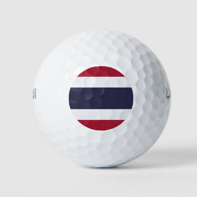 Wilson Golf Ball with flag of Thailand (Vorderseite)