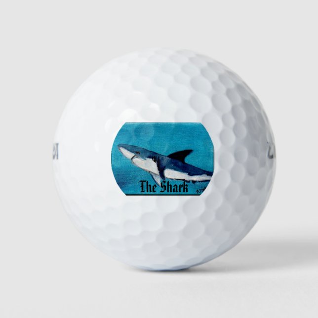 Wilson Golf Balls "The Shark" Golfball (Vorderseite)