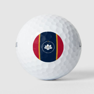 Wilson Golfball mit Flagge von Mississippi, USA