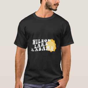 Wilson Lake Alabama Al Wavy Vacation T-Shirt