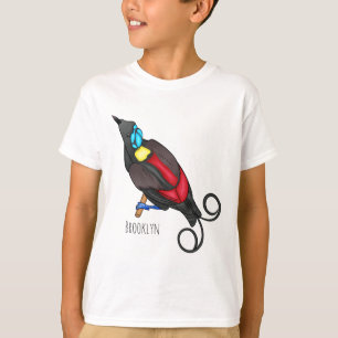 Wilson-Paradiesvogel-Vogel-Cartoon T-Shirt