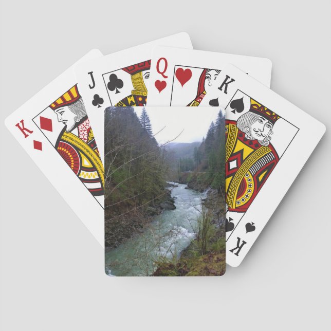 Wilson River, OR Spielkarten (Rückseite)