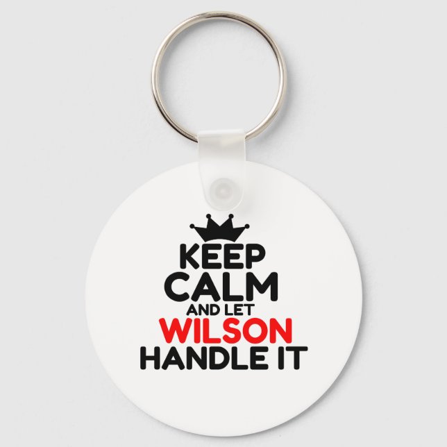 WILSON SCHLÜSSELANHÄNGER (Vorderseite)