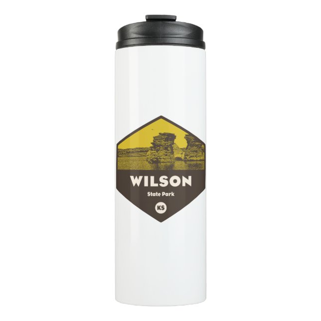 Wilson Staat Park Kansas Thermosbecher (Vorderseite)