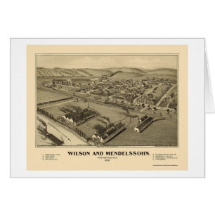 Wilson u. Mendelssohn, panoramische Karte PAs -