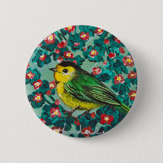 Wilson's Warbler Button