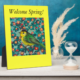 Wilson's Warbler Fotoplatte