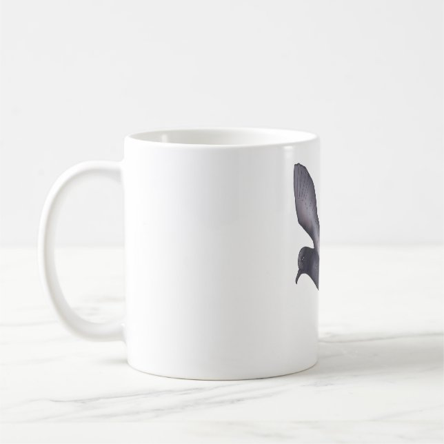 Wilsons Wasservogelkunst Storm-Petrel Kaffeetasse (Links)