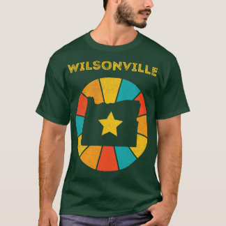 Wilsonville Oregon Vintag Distressed Souvenir T-Shirt