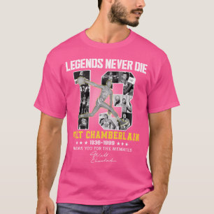 Wilt Chamberlain Basketball-Legende Unterschrift V T-Shirt