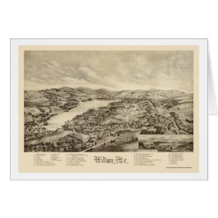 Wilton, JE carte panoramique - 1895