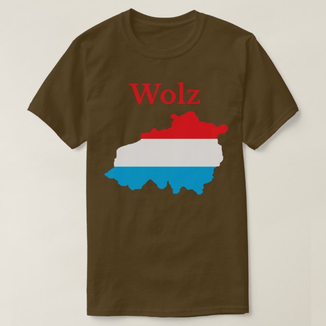 Wiltz Canton Map Luxembourg T-Shirt (Design vorne)