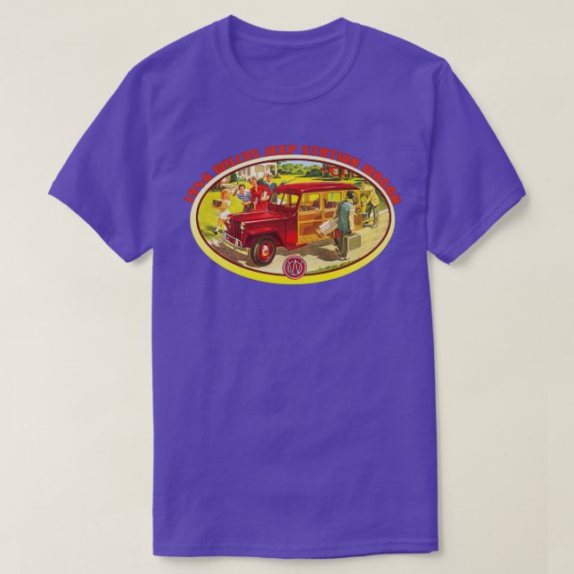 Wilys Station Wagon 1946  T-Shirt (Design vorne)