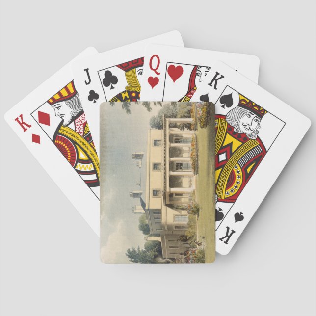 Wimbledon Park, from R. Ackermann's (1764-1834) 'R Spielkarten (Rückseite)