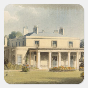 Wimbledon-Park, von R. Ackermanns (1764-1834) 'R Quadratischer Aufkleber