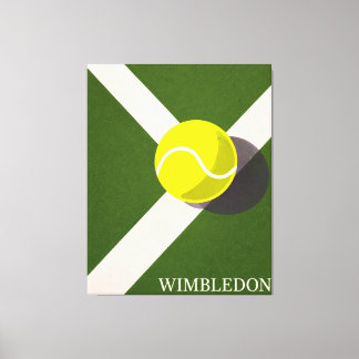 Wimbledon-Tennisplatz-Design Leinwanddruck