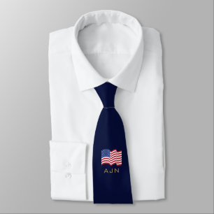 Wimpel mit amerikanischer Flagge Krawatte