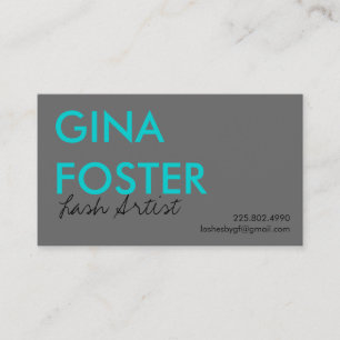 Wimper-Erweiterungs-Peitschen-Künstler Visitenkarte