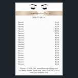 Wimpern Augenbrauen Flyer<br><div class="desc">Personalisierbare barere Flyer Wimpern & AugenscheinIllustration mit Gold mit Wimpern. Perfekt für Wimpern & Makeup Artisten,  Friseure und Kosmetiker. Editiere dein Produkt in Minuten in dem du deine Daten hinzu füg. Über "weiteres personalisieren" kannst Du Schriftart/Farbe/Position verändern.</div>