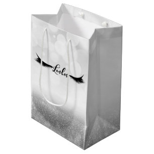 Wimpern Augenwimpern Extensions Silber Schönheit F Mittlere Geschenktüte