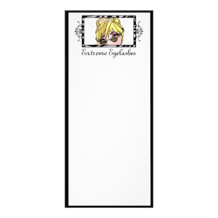 Wimpern-/Permanent-MakeUp-Karten Werbekarte